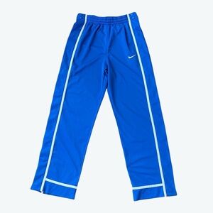 Nike Dri Fit Tear Away Snap Basketball Warmup Blue Pants Mens Size XXL